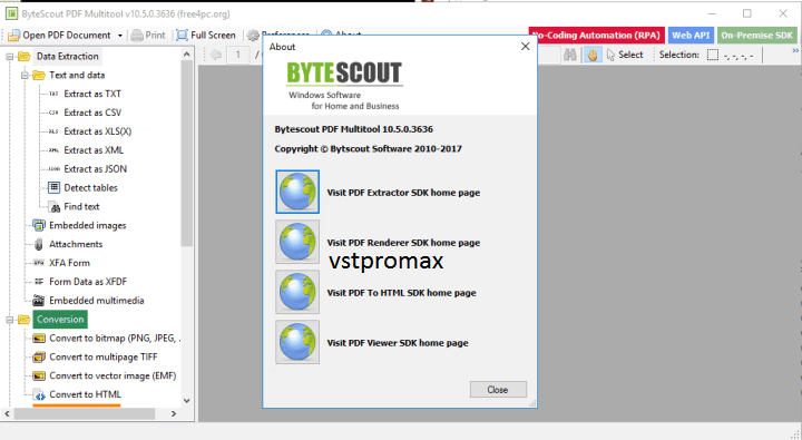 ByteScout PDF Multitool Crack - vstpromax.com
